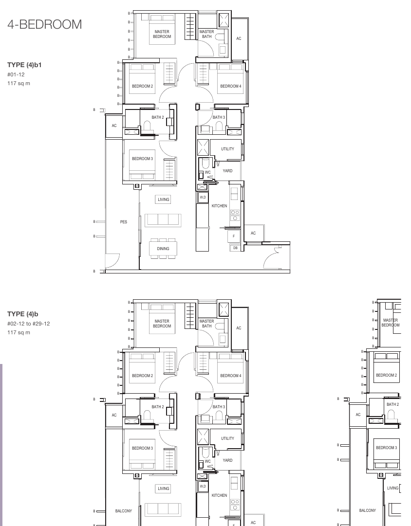 4-Bedroom, Type (4)b